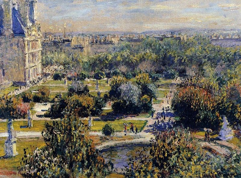 The Tuileries , Claude Oscar Monet