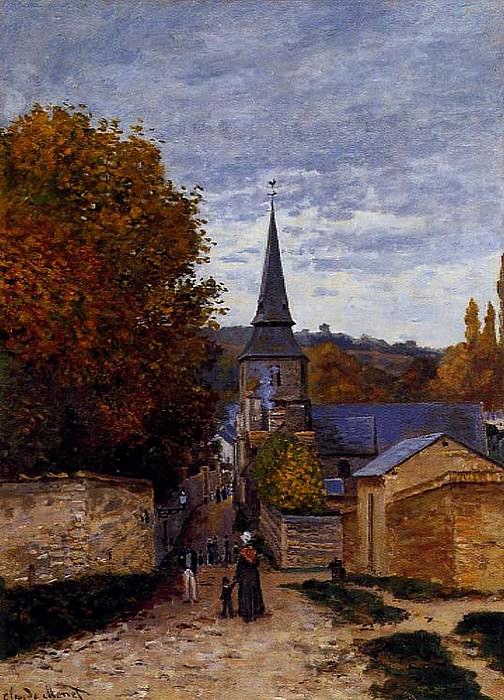 Street in Saint-Adresse, Claude Oscar Monet