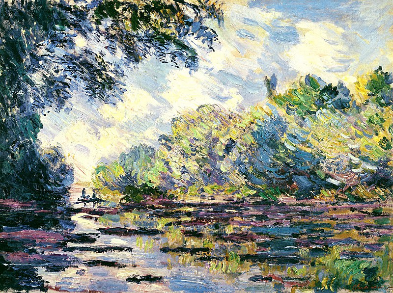 Section of the Seine, near Giverny, Claude Oscar Monet
