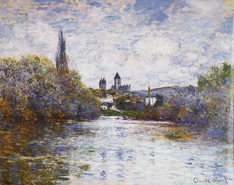 Vetheuil, The Small Arm of the Seine, Claude Oscar Monet