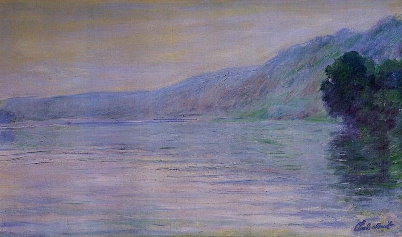 The Seine at Port-Villez, Blue Effect, Claude Oscar Monet