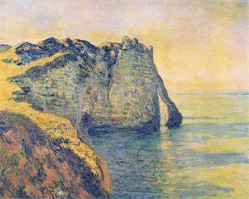 Cliffs of the Porte d’Aval, Claude Oscar Monet