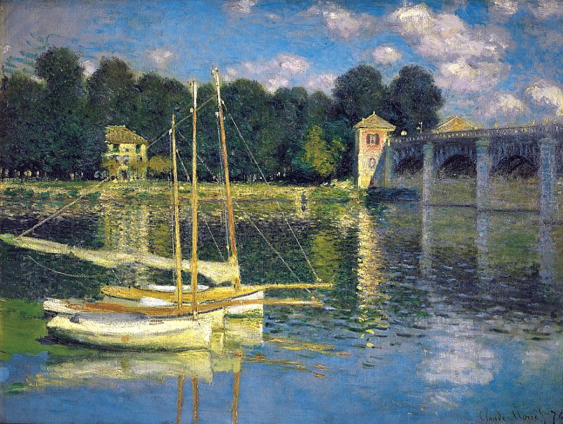 The Bridge at Argenteuil, Claude Oscar Monet