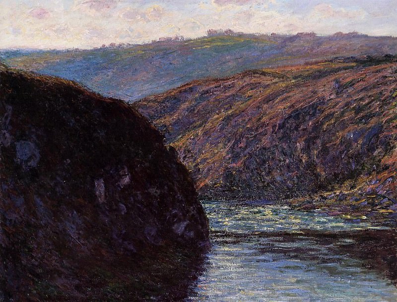 Valley of the Creuse, Afternoon Sunlight, Claude Oscar Monet