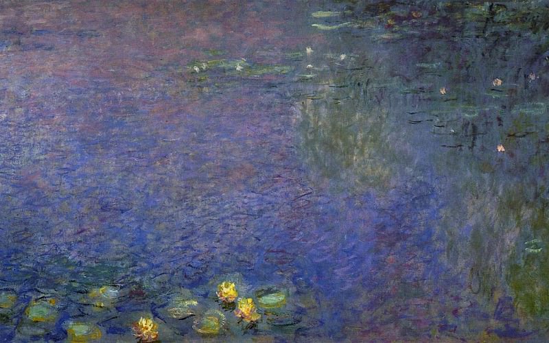 Water Lilies, Morning , Claude Oscar Monet