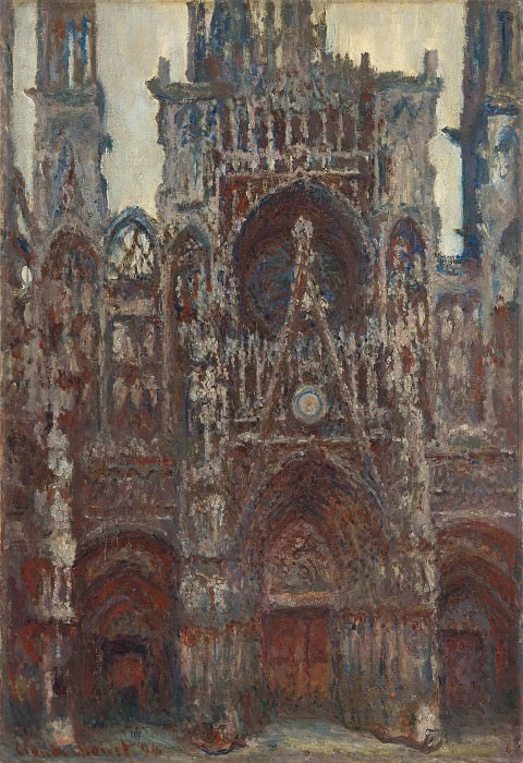Rouen Cathedral, The Portal, Harmony in Brown, Claude Oscar Monet