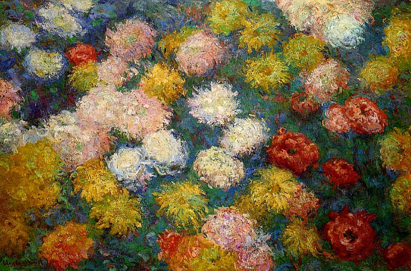 Chrysanthemums 2, Claude Oscar Monet