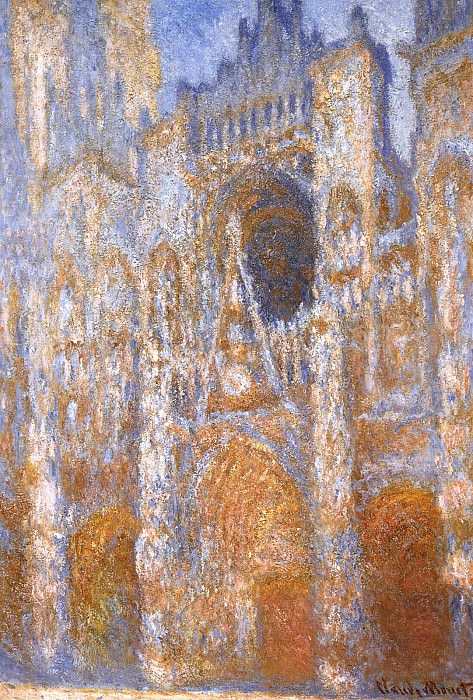 Rouen Cathedral, The Portal at Midday, Claude Oscar Monet