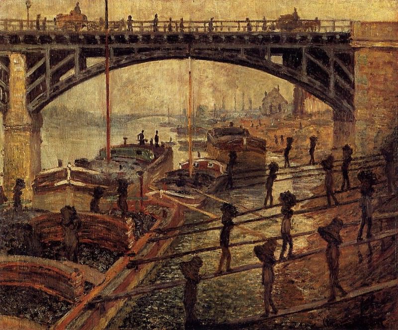 Coal Dockers, Claude Oscar Monet