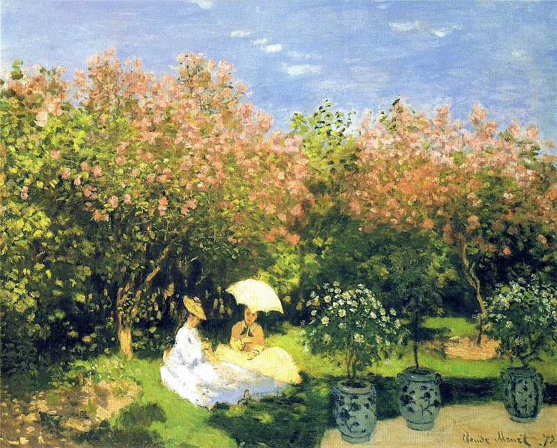 The Garden, Claude Oscar Monet