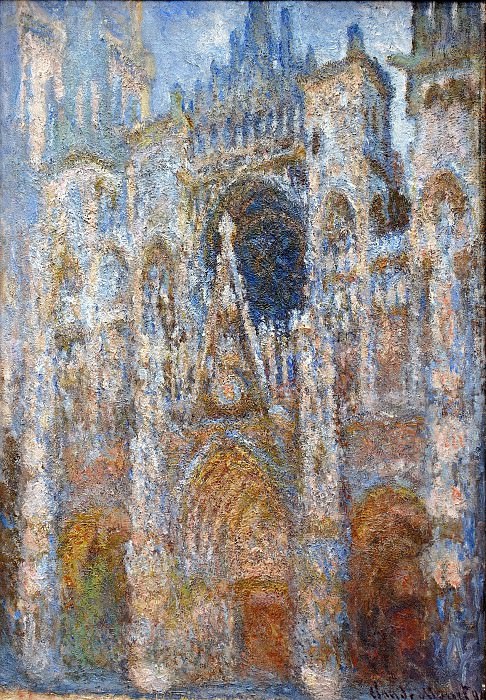 Rouen Cathedral, Magic in Blue, Claude Oscar Monet