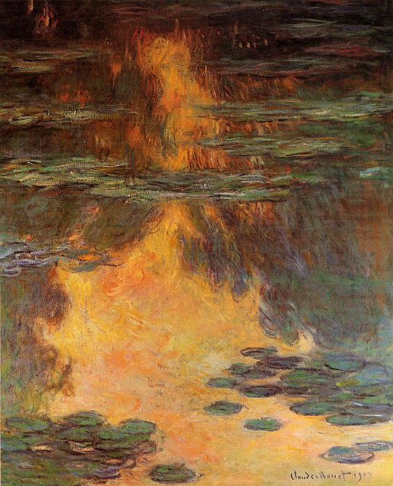Кувшинки, 1907 14, Клод Оскар Моне
