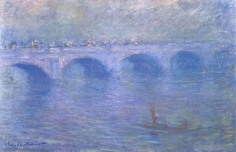Waterloo Bridge in the Fog, Claude Oscar Monet