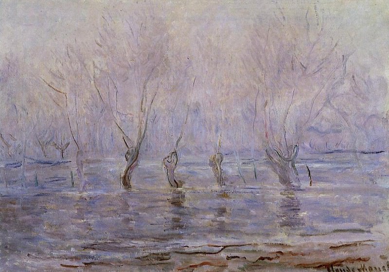 Flood at Giverny, Claude Oscar Monet