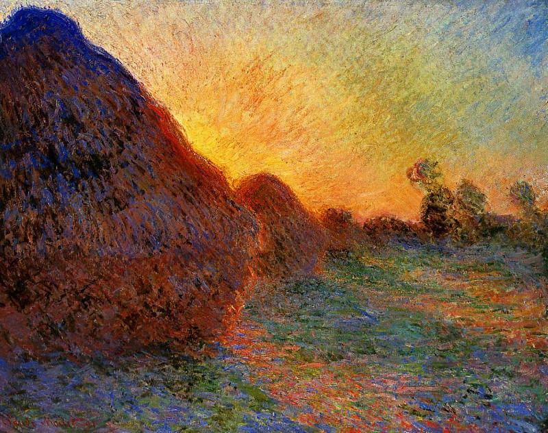 Grainstacks, Claude Oscar Monet