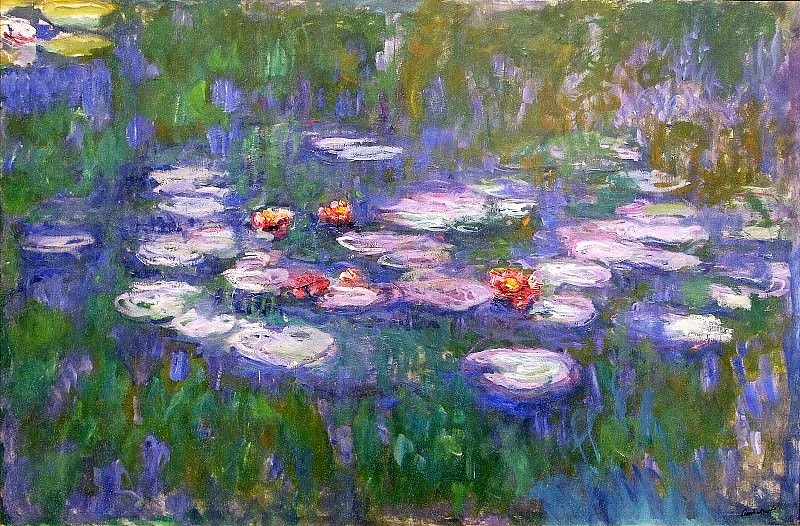 Water Lilies, 1916-19 03, Claude Oscar Monet
