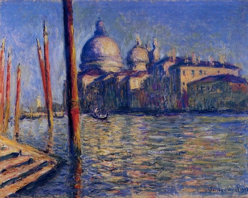 The Grand Canal and Santa Maria della Salute, Claude Oscar Monet