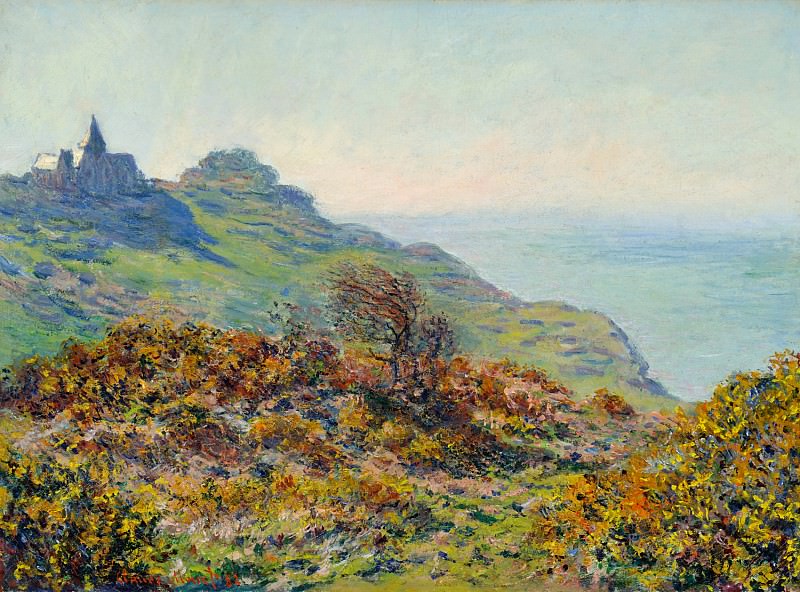 The Church at Varengeville and the Gorge of Les Moutiers, Claude Oscar Monet