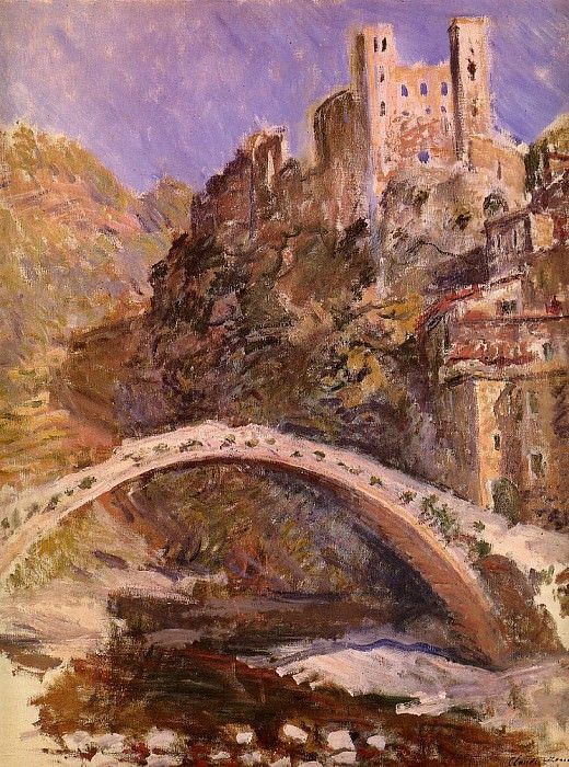 Dolceacqua, Castle, Claude Oscar Monet