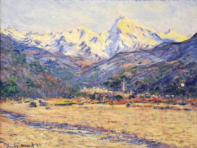 The Valley of the Nervia, Claude Oscar Monet