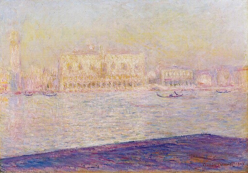The DogesвЂ™ Palace Seen from San Giorgio Maggiore 4, Claude Oscar Monet