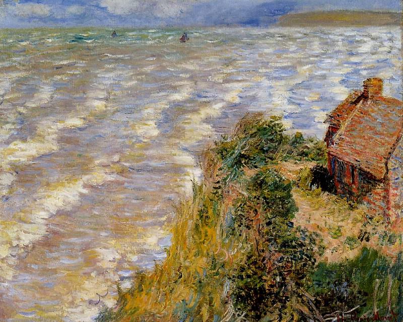 Rising Tide at Pourville, Claude Oscar Monet