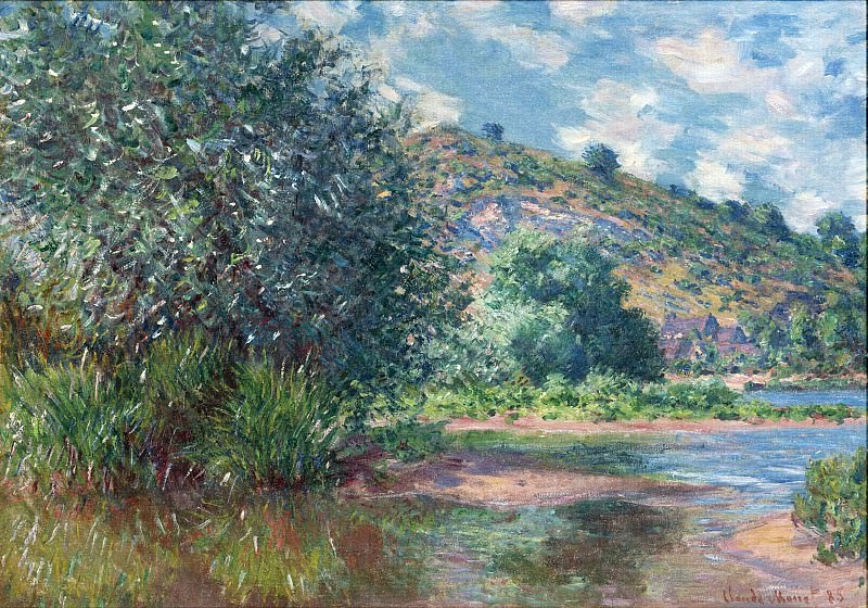 Landscape at Port-Villez, Claude Oscar Monet