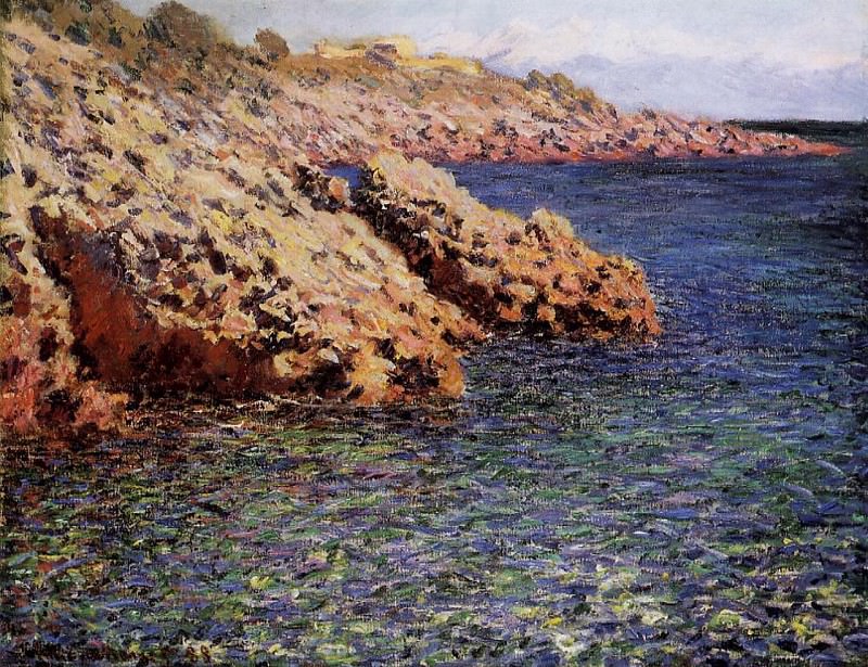 Rocks on the Mediterranean Coast, Claude Oscar Monet