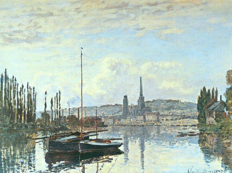 View of Rouen, Claude Oscar Monet