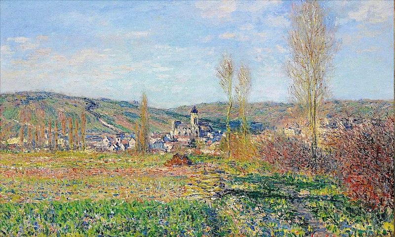 Vetheuil under the Sun, Claude Oscar Monet