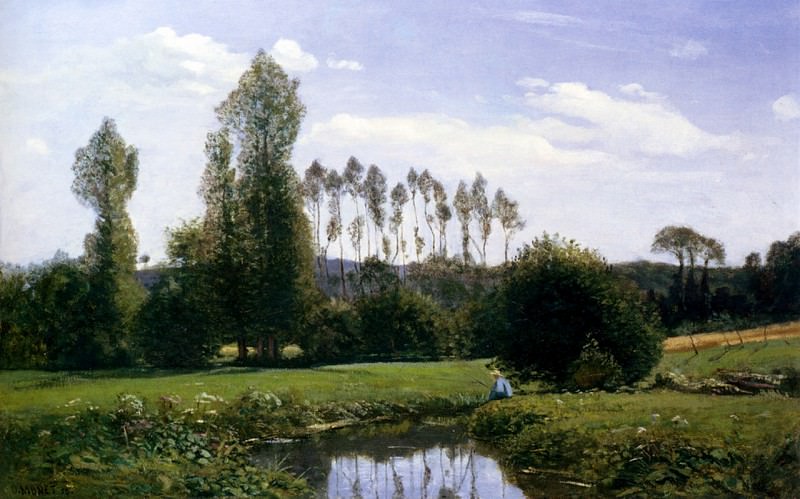 View At Rouelles Le Havre, Claude Oscar Monet