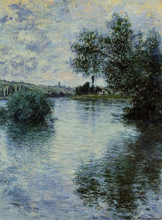 The Seine at Vetheuil, Claude Oscar Monet
