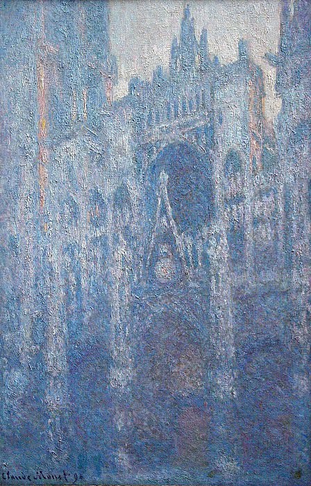 Rouen Cathedral, Clear Day, Claude Oscar Monet