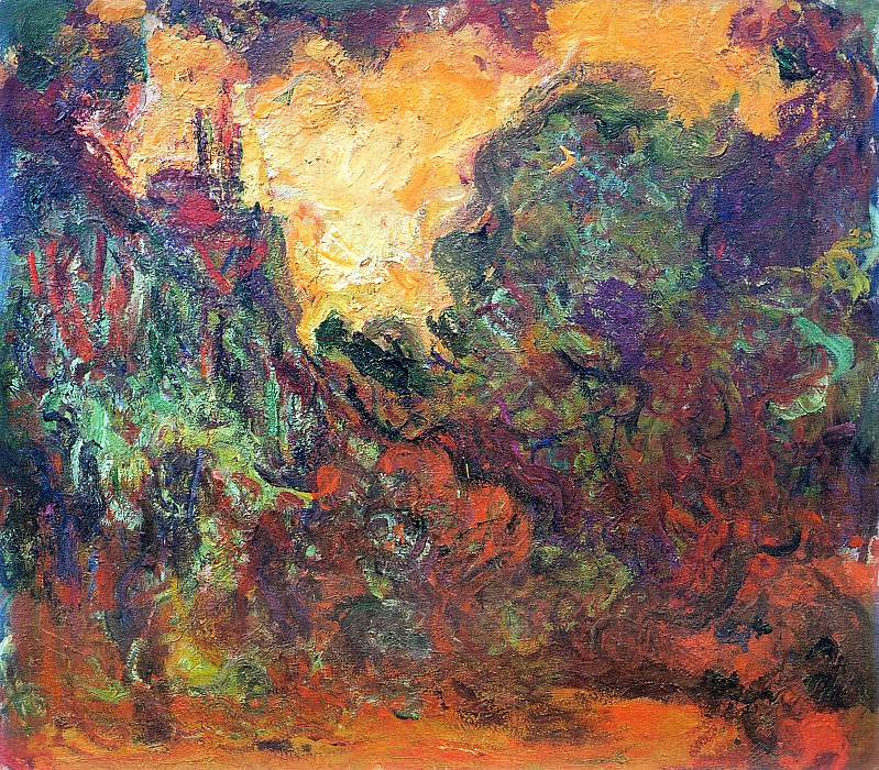 The ArtistвЂ™s House, View from the Rose Garden, Claude Oscar Monet
