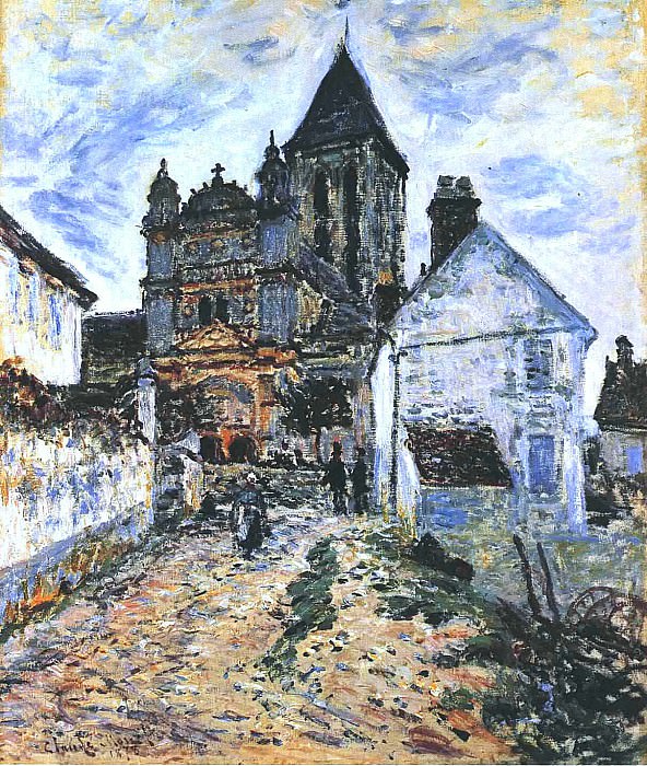 Vetheuil, Церковь, Клод Оскар Моне