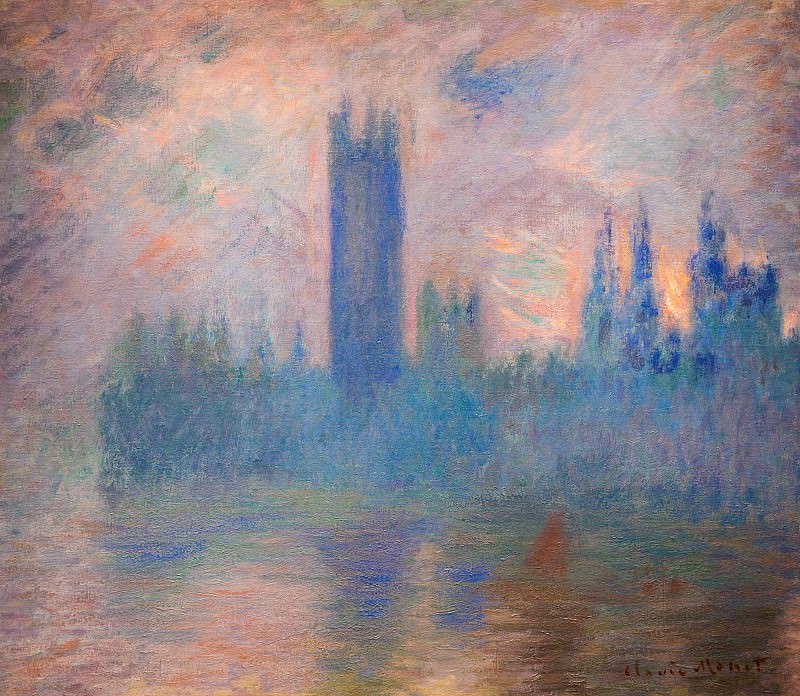 Houses of Parliament, Westminster, Claude Oscar Monet