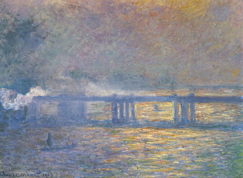 Charing Cross Bridge, Claude Oscar Monet