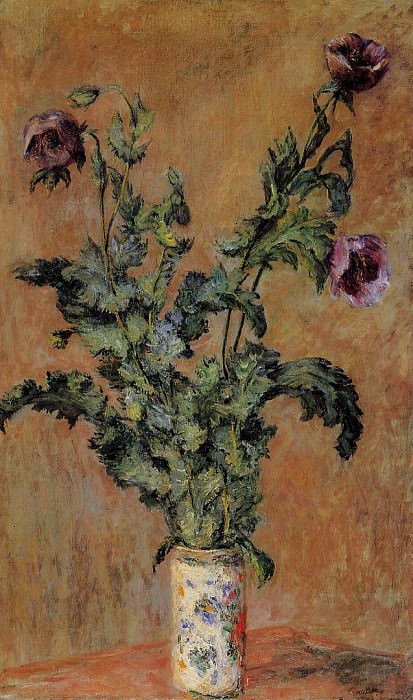 Vase of Poppies, Claude Oscar Monet