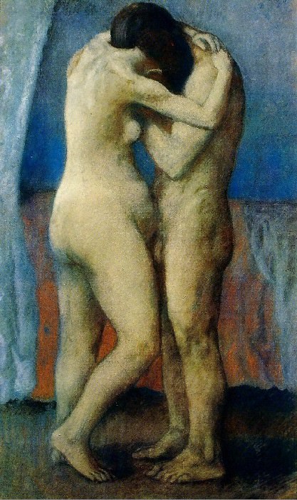 1903 LВtreinte, Пабло Пикассо (1881-1973) Период: 1889-1907