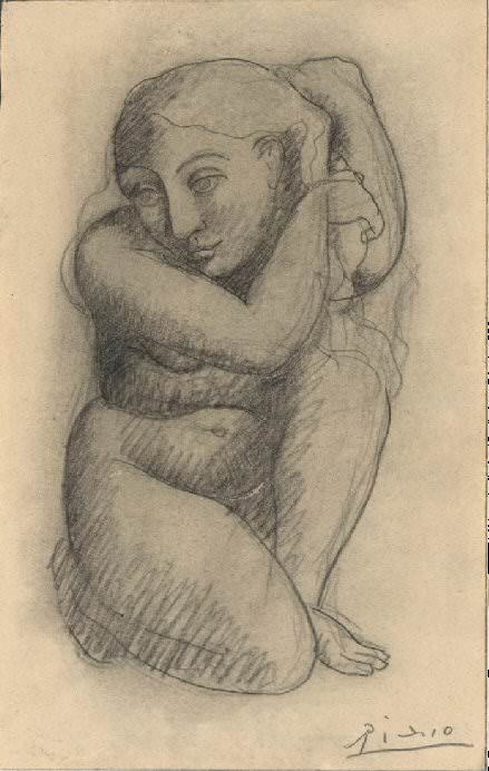 1905 La coiffure [Рtude], Пабло Пикассо (1881-1973) Период: 1889-1907