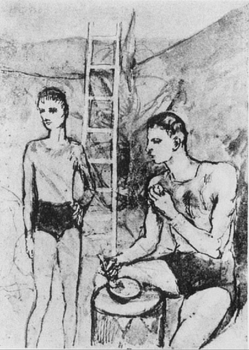 1905 Le repas des acrobates, Pablo Picasso (1881-1973) Period of creation: 1889-1907