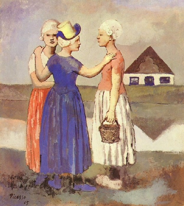 1905 Les trois hollandaises, Пабло Пикассо (1881-1973) Период: 1889-1907