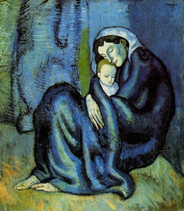 1901 MКre et enfant1, Пабло Пикассо (1881-1973) Период: 1889-1907
