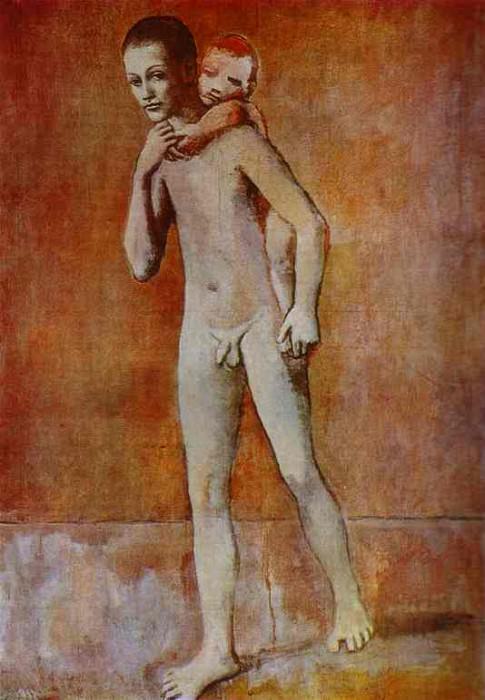 1905 Deux frКres, Pablo Picasso (1881-1973) Period of creation: 1889-1907