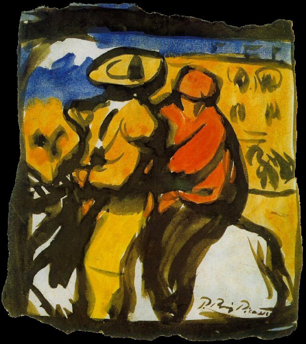 1900 Picador et Monosario, Пабло Пикассо (1881-1973) Период: 1889-1907