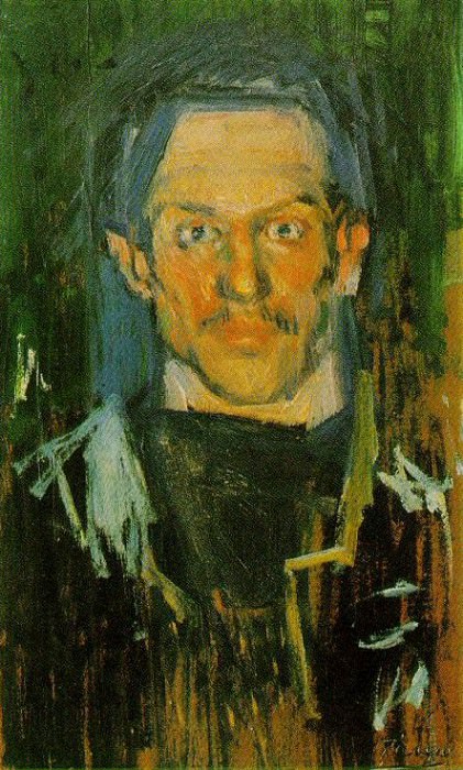 1901 Autoportrait – Yo, Пабло Пикассо (1881-1973) Период: 1889-1907