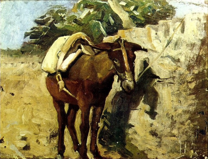 1898 mulet, Пабло Пикассо (1881-1973) Период: 1889-1907