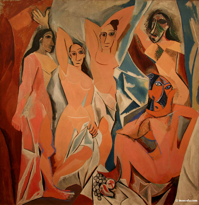 Les Demoiselles d’Avignon, Pablo Picasso (1881-1973) Period of creation: 1889-1907