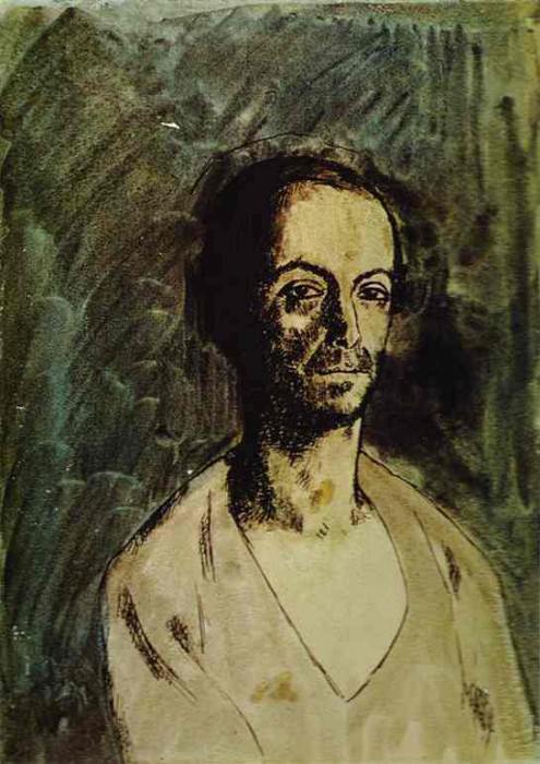 1904 Le sculpteur catalan Manolo , Пабло Пикассо (1881-1973) Период: 1889-1907