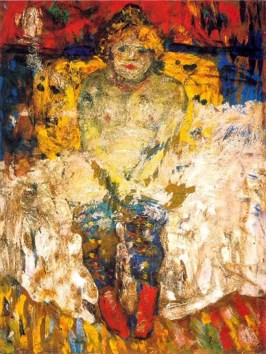 1901 Femme aux bas-bleus, Пабло Пикассо (1881-1973) Период: 1889-1907